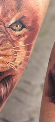 фото тату саблезубый тигр от 25.07.2017 №032 – Tattoo saber-toothed tiger