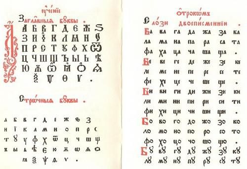 старославянские буквы заглавные