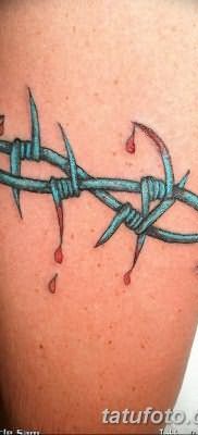 фото тату колючая проволока от 26.07.2017 №006 – Tattoo barbed wire_tatufoto.com