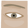 Human eye, rendered from Eye.png