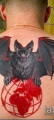 Фото тату летучая мышь в армии – 06062017 – пример – 062 Tattoo bat in the army