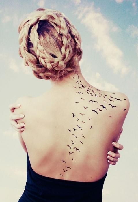 значение татуировок птиц