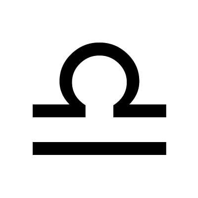 знак зодиака весы символ
