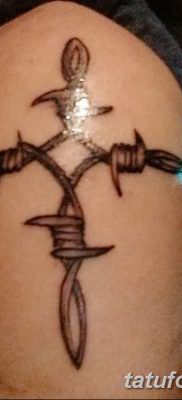 фото тату колючая проволока от 26.07.2017 №040 – Tattoo barbed wire_tatufoto.com
