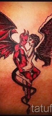 фото тату ангел и демон для статьи про значение рисунка татуировки – tatufoto.ru – 5
