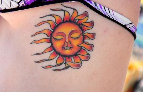 Татуировка солнца