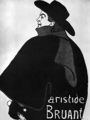 А. Тулуз-Лотрек. «Астрид Брюан в своем кабаре». Афиша. Литография. 1892.