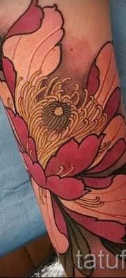 тату японский пион значение – фото пример татуировки от 15052016 4