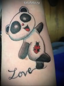 Значение татуировки панда примеры фото 1