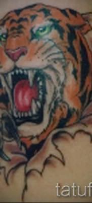 фото тату оскал тигра для статьи про значение татуировки с оскалом – tatufoto.ru – 38