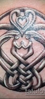 Фото тату кельтский узел – 18052017 – пример – 052 Tattoo celtic knot