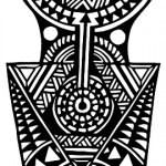 Полинезия тату эскизы - вариант на руку