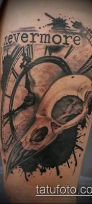ворон на черепе тату (значение) – пример интересного рисунка тату – 042 tatufoto.com