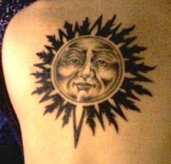 Солнце татуировка значение