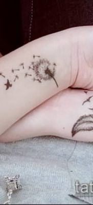 фото одуванчик с птицами (Dandelion Tatto) (значение) – пример рисунка – 016 tatufoto.com