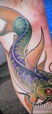 фото тату сом (catfish tattoo) (значение) – пример рисунка – 043 tatufoto.com