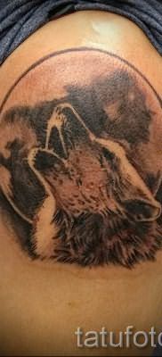 фото тату воющий волк для статьи про значение тату воющий волк – tatufoto.ru – 45