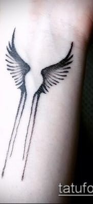 Фото тату крылья Гермеса – 06072017 – пример – 019 Tattoo wings of Hermes