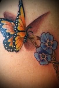 Значение татуировки бабочка 3