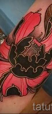 тату японский пион значение – фото пример татуировки от 15052016 7