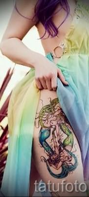 Тату русалка – фото готовой татуировки от 10012016 9