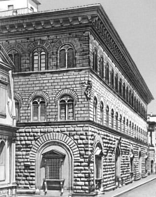Микелоццо. Дворец Медичи-Риккарди во Флоренции. Италия. 1444—60.