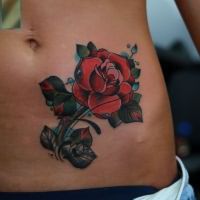 Что означает роза тату 4