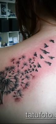 фото одуванчик с птицами (Dandelion Tatto) (значение) – пример рисунка – 065 tatufoto.com