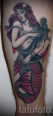 Тату русалка – фото готовой татуировки от 10012016 41