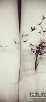 фото одуванчик с птицами (Dandelion Tatto) (значение) – пример рисунка – 013 tatufoto.com