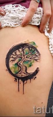 Тату дерево жизни фото для статьи про значение татуировки 16