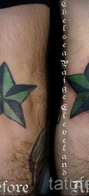Фото тату звезды на локтях для статьи про значение рисунка татуировки – tatufoto.ru – 43