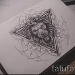 Эскиз для татуировки с треугольником - интересный вариант - tatufoto.ru - 24