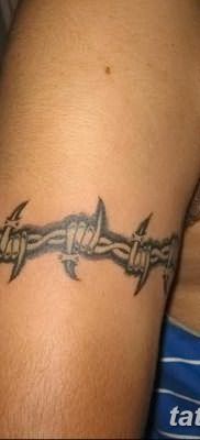 фото тату колючая проволока от 26.07.2017 №039 – Tattoo barbed wire_tatufoto.com