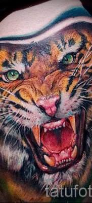 фото тату оскал тигра для статьи про значение татуировки с оскалом – tatufoto.ru – 32