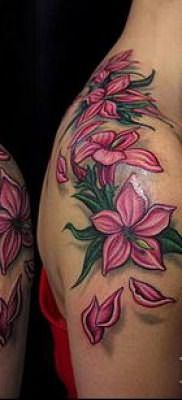 тату жасмин №482 – интересный вариант рисунка, который легко можно использовать для переделки и нанесения как Tattoo jasmine