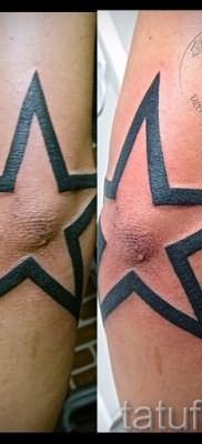 Фото тату звезды на локтях для статьи про значение рисунка татуировки – tatufoto.ru – 37