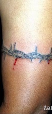 фото тату колючая проволока от 26.07.2017 №055 – Tattoo barbed wire_tatufoto.com