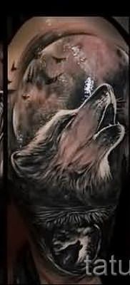 фото тату воющий волк для статьи про значение тату воющий волк – tatufoto.ru – 21