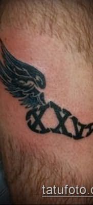 Фото тату крылья Гермеса – 06072017 – пример – 020 Tattoo wings of Hermes