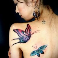 что означает тату бабочка