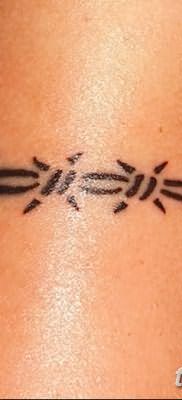 фото тату колючая проволока от 26.07.2017 №082 – Tattoo barbed wire_tatufoto.com