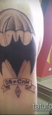 Фото тату летучая мышь в армии – 06062017 – пример – 045 Tattoo bat in the army