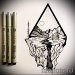 Эскиз для татуировки с треугольником - интересный вариант - tatufoto.ru - 26