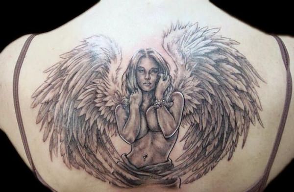 татуировка ангела