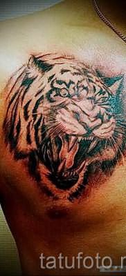 фото тату оскал тигра для статьи про значение татуировки с оскалом – tatufoto.ru – 35