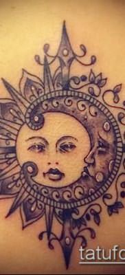 фото тату солнце и луна (значение) – пример интересного рисунка тату – 008 tatufoto.com