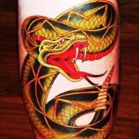 что означает тату змея 9