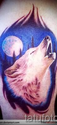 фото тату воющий волк для статьи про значение тату воющий волк – tatufoto.ru – 24