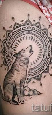 фото тату воющий волк для статьи про значение тату воющий волк – tatufoto.ru – 16